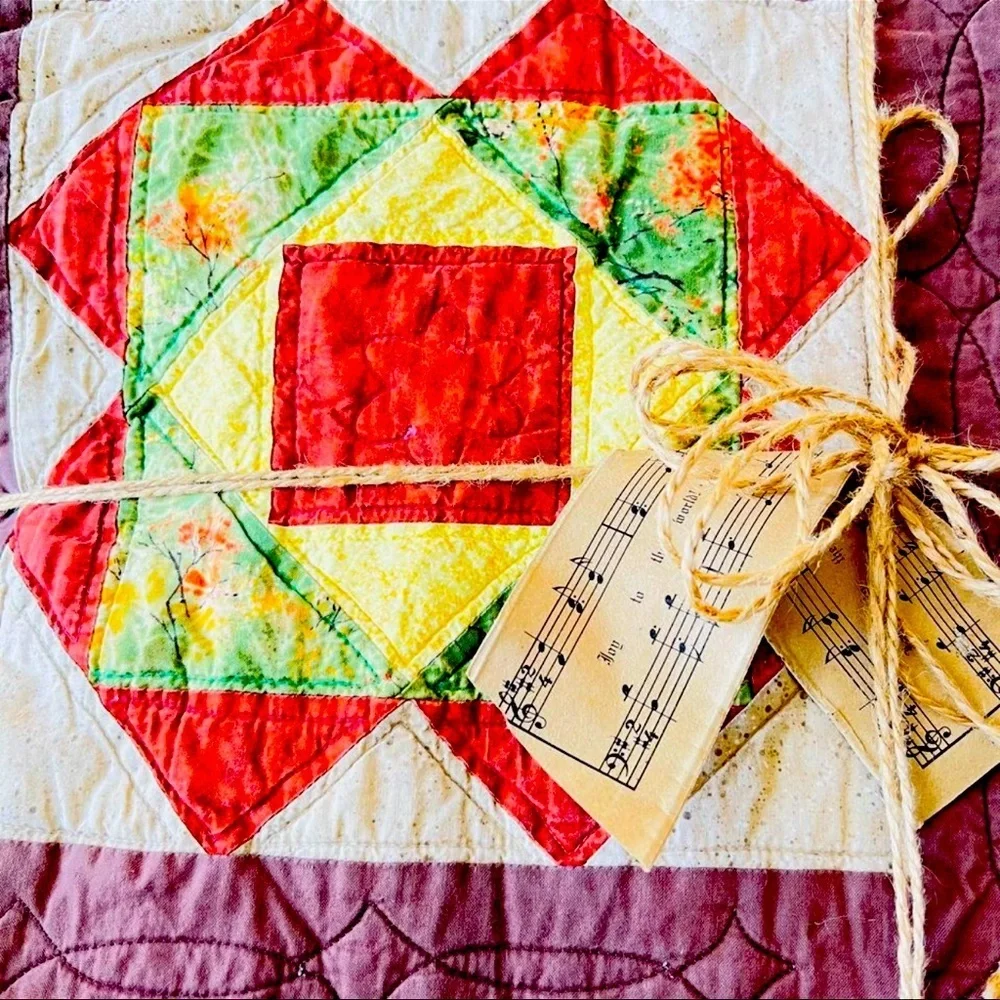 88”x88” Gorgeous Handmade Queen Size Quilt.